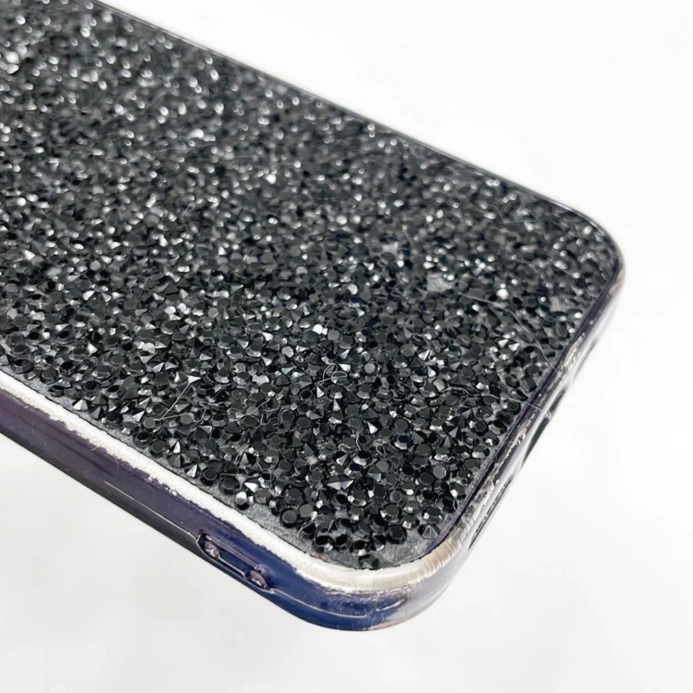 Nanette Lepore black jeweled iPhone 12 soft case